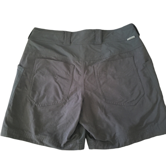 ⭐ REI Womens Shorts Size 10 Outdoors Hiking Nylon Spandex Gorpcore Black - Picture 7 of 7